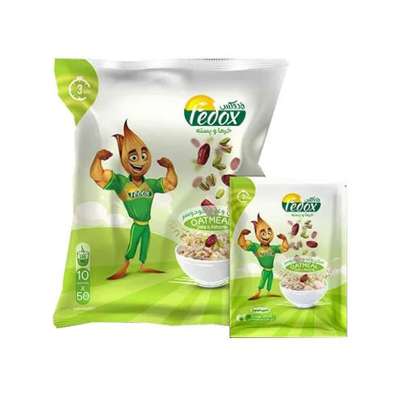 اوتمیل خرما و پسته